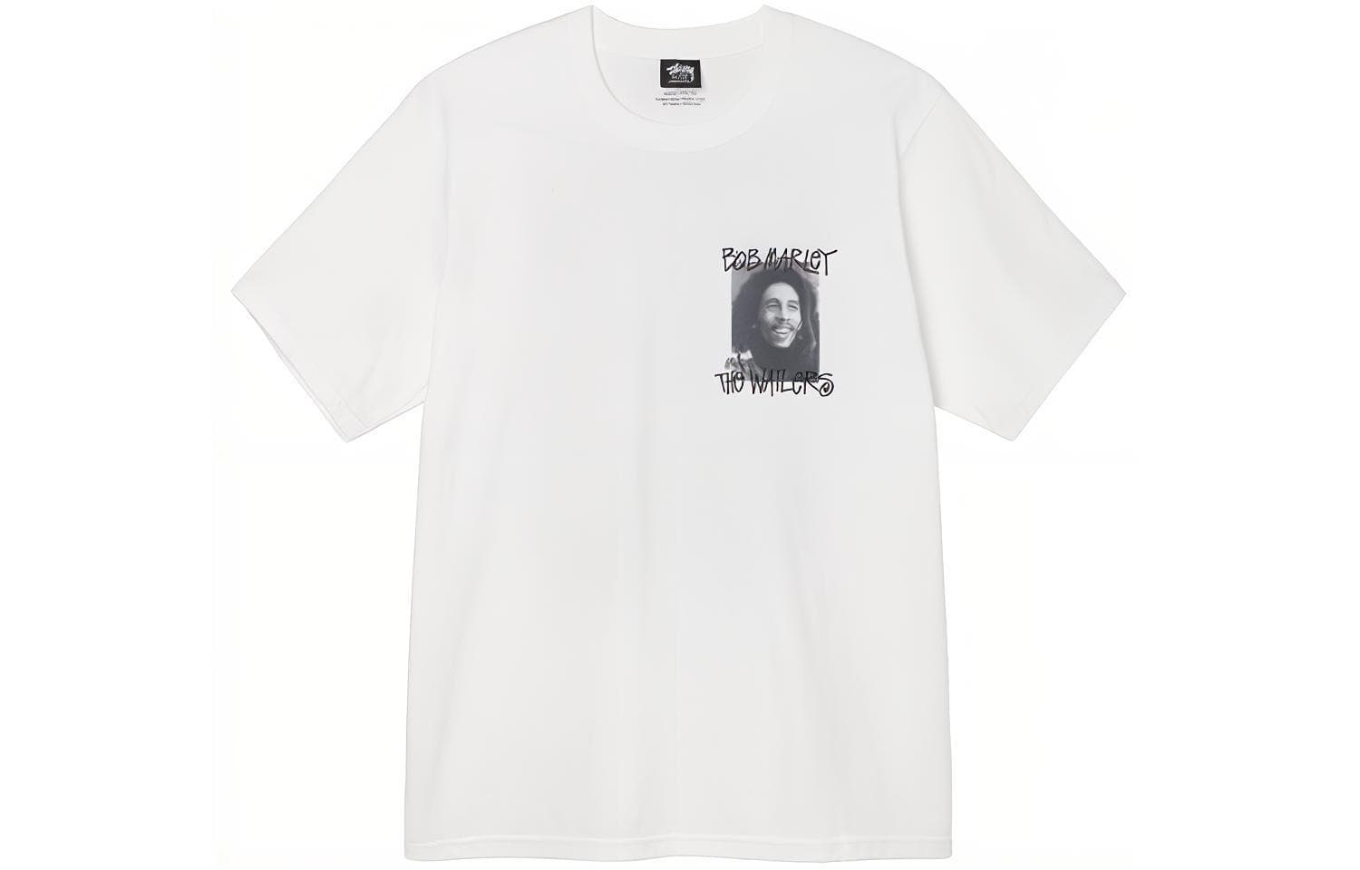 Футболка Stussy x Bob Marley The Wailers Gear Bob Frames Tee T - изображение 1