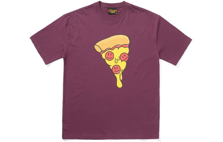 Футболка Drew House Pizza Ss Tee Berry T - изображение 1