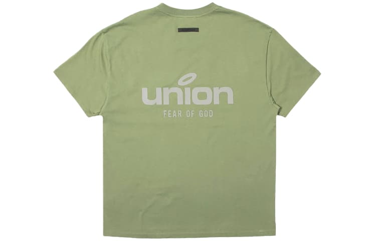 Футболка Fear of God Essentials x Union LA FW21 Vintage Tee GreenLogoT - изображение 1