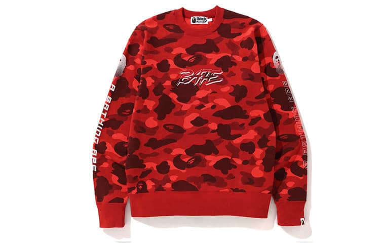 Худи BAPE COLOR CAMO BAPE CREWNECK - изображение 2