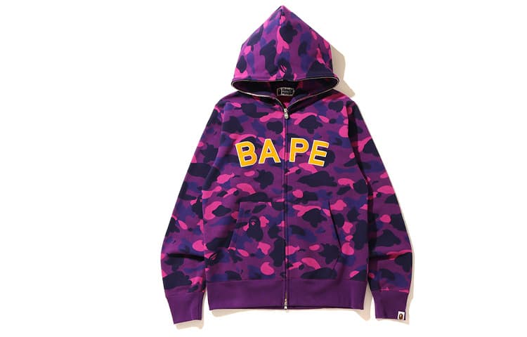 Худи BAPE COLOR CAMO FULL ZIP HOODIE - изображение 3