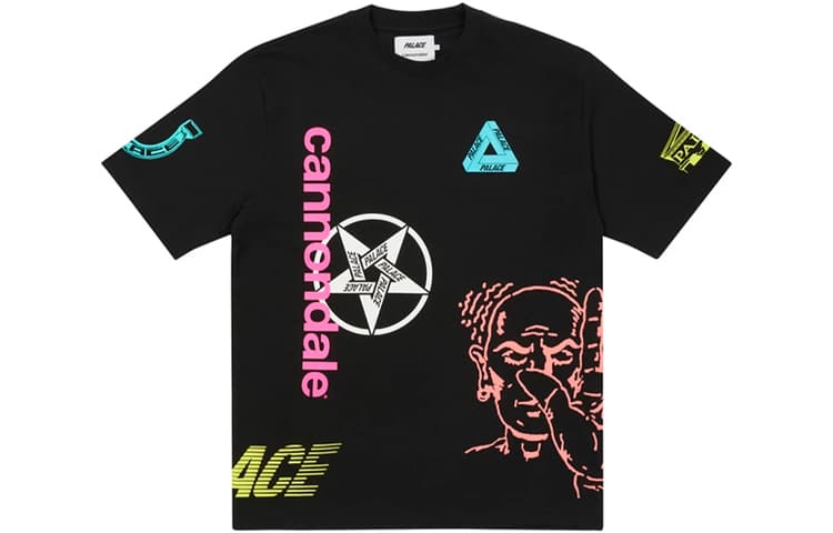 Футболка PALACE x Cannondale Mad Boyt-shirt Black FW21 LogoT - изображение 1