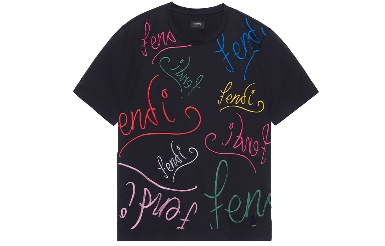 Футболка FENDI LogoT - изображение 1