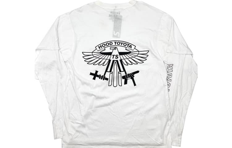 Кофта Travis Scott Cactus Jack Long Sleeve Hood Toyota Tee White T - изображение 1
