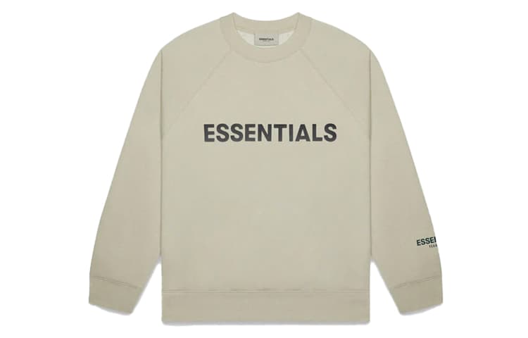 Кофта Fear of God Essentials FW20 Crew Neck Sweatshirt Moss Logo - изображение 1