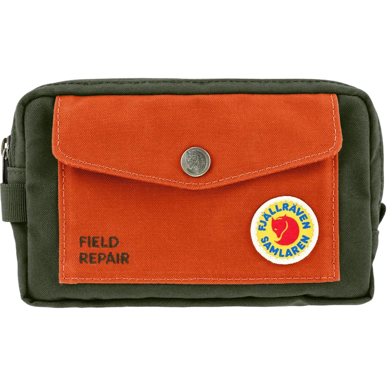 Fjallraven Samlaren Переработанный полиэстер Путешественный мешок для хранения Унисекс Оливково-зеленый и Оранжевый - изображение 1