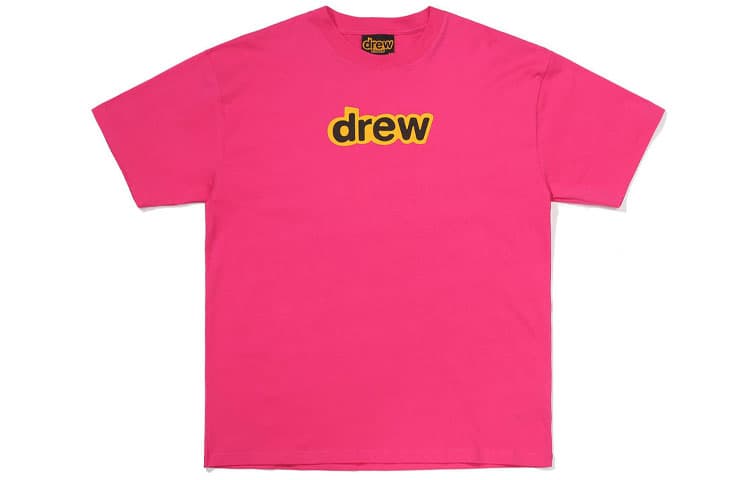 Футболка Drew House logo Secret Ss Tee Magenta LogoT - изображение 1