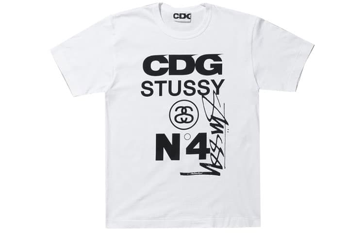 Футболка CDG x Stussy FW21 LogoT - изображение 1