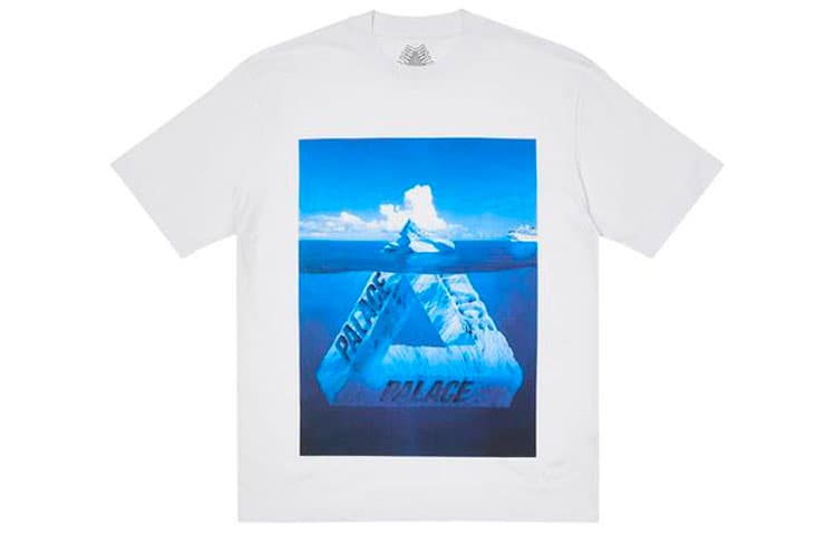 Футболка PALACE Berg-Ferg T-Shirt Grey Marl LogoT - изображение 1