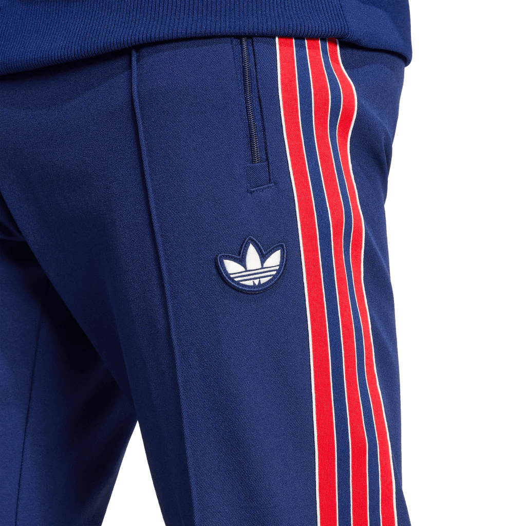 Штаны Adidas Originals x ASENNA LIANMINGKUAN 24 25 Terrace Icons Дорожка Вязаные Тренировочные Штаны Мужские Синие - изображение 5