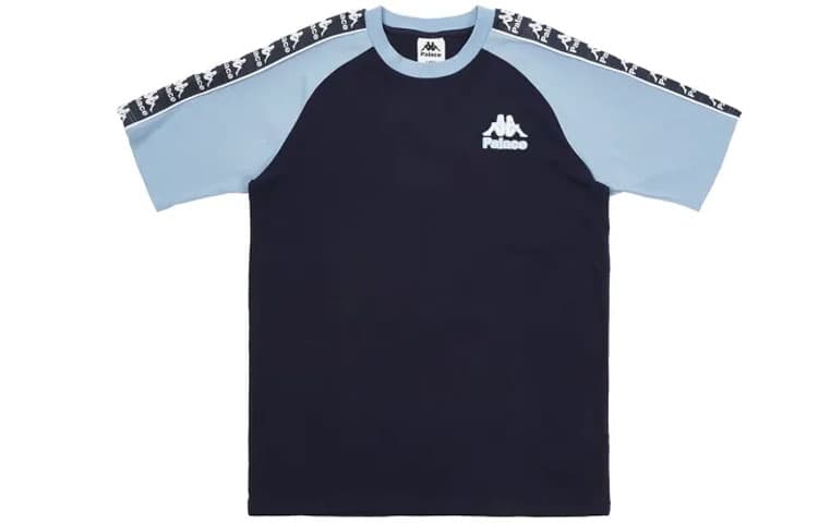 Футболка PALACE x Kappa FW21 Classic Raglan T-shirt Blues LogoT - изображение 1