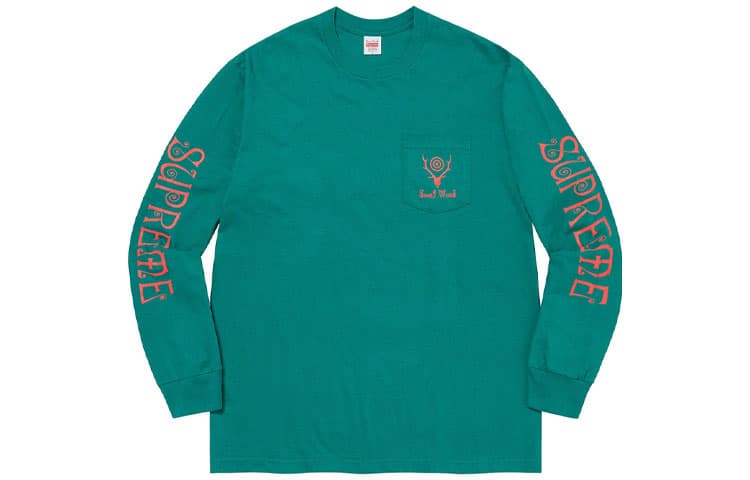 Футболка Supreme Week 9 x SOUTH2 WEST8 LS Pocket Tee T - изображение 1