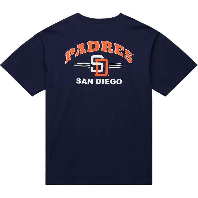 Футболка Mitchell Ness x MLB SAN DIEGO PADRES intage Logo Double Hit Pocket T - изображение 2