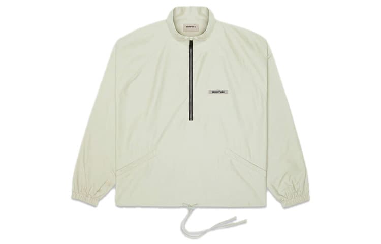 Худи Fear of God Essentials FW20 Half Zip Track Pullover Sage - изображение 1