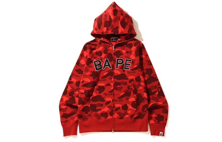 Худи BAPE COLOR CAMO FULL ZIP HOODIE - изображение 1