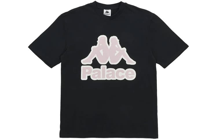 Футболка PALACE x Kappa FW21 T-Shirt Black LogoT - изображение 1
