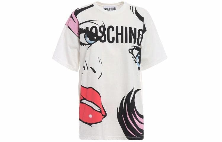 Футболка Moschino Face Print T-Shirt