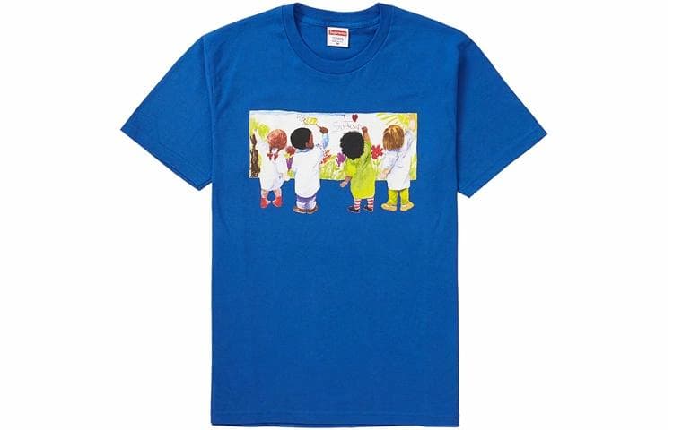 Футболка Supreme SS19 Kids Tee Royal - изображение 1