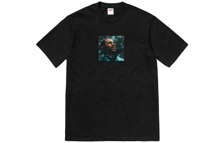 Футболка Supreme FW18 Marvin Gaye Tee Black T - изображение 1