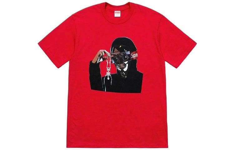 Футболка Supreme SS19 Creeper Tee Red T - изображение 1