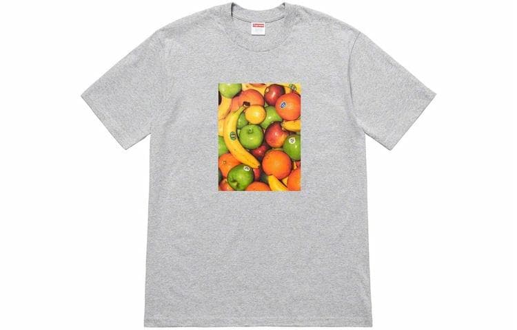 Футболка Supreme SS19 Fruit Tee Heather Grey T - изображение 1