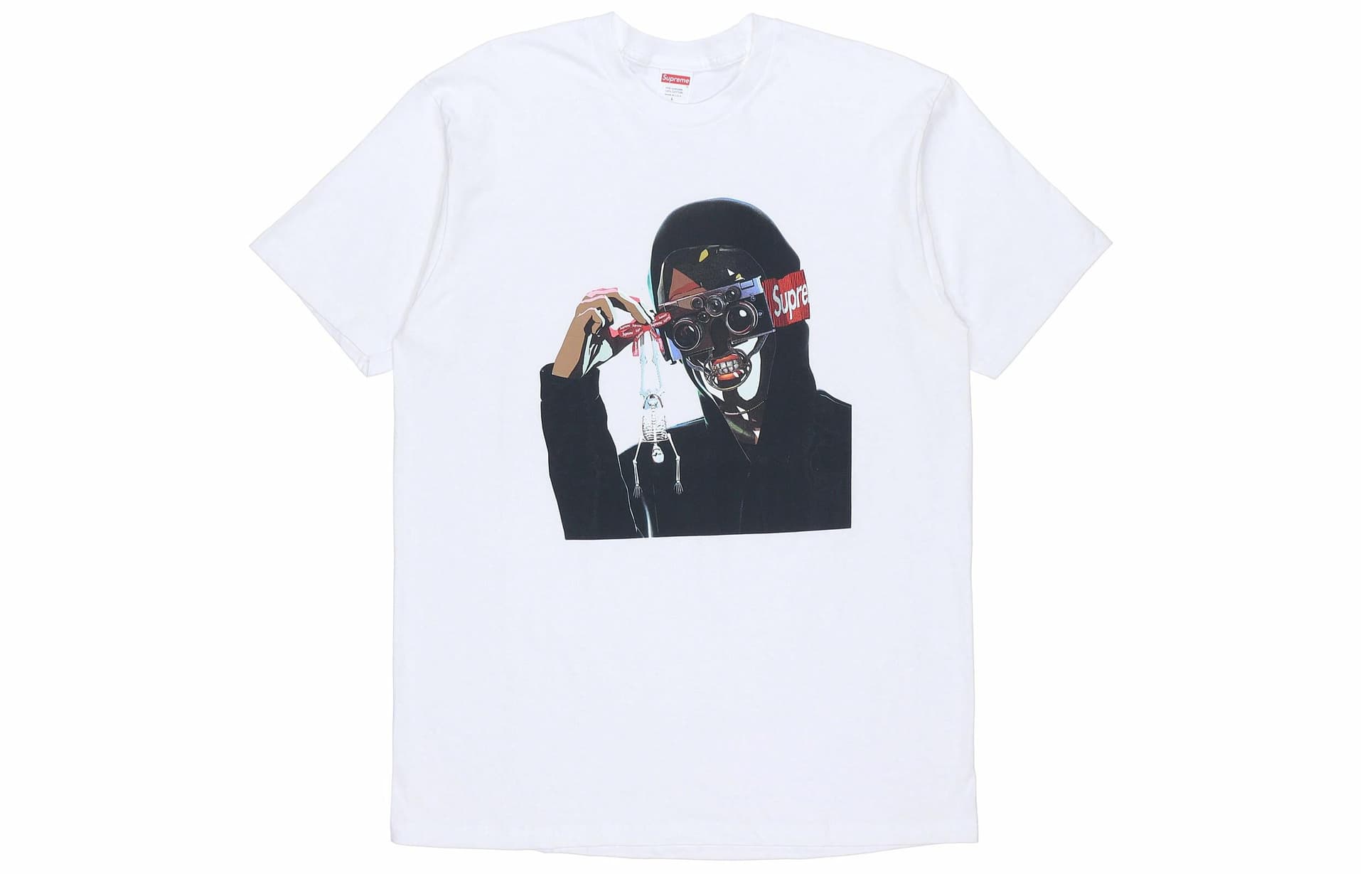 Футболка Supreme SS19 Creeper Tee White - изображение 1