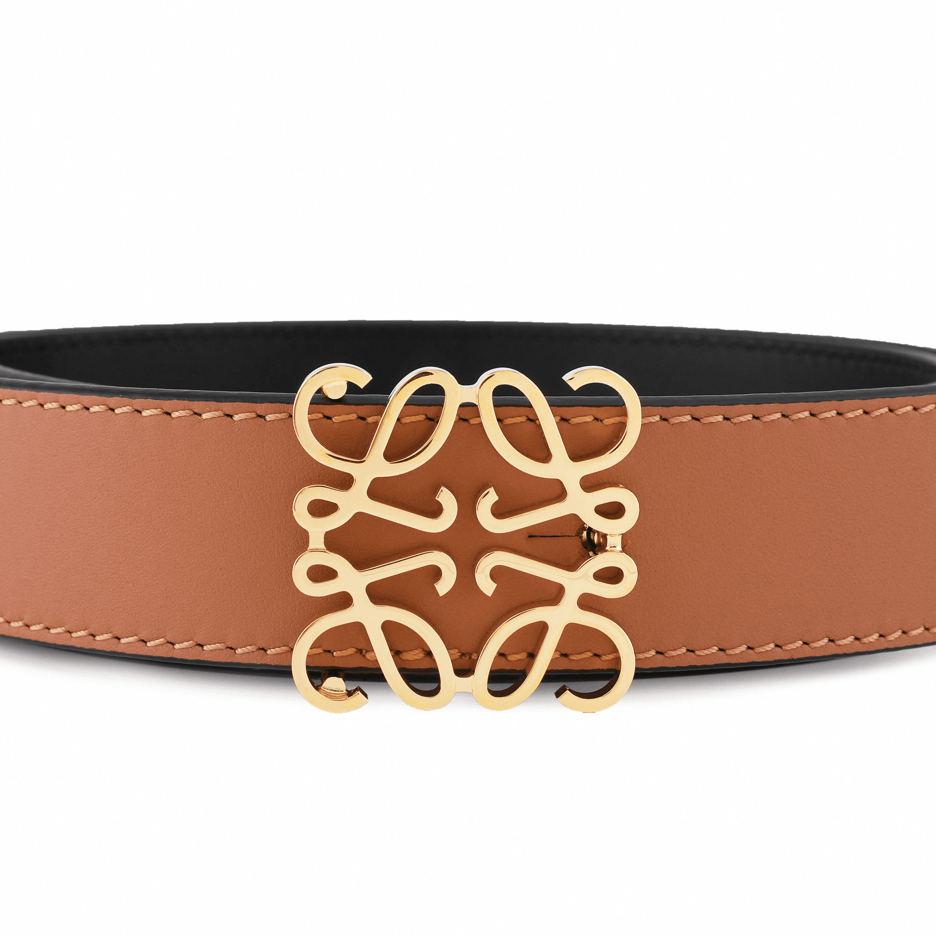 Ремень LOEWE Leather Belt Brown - изображение 2