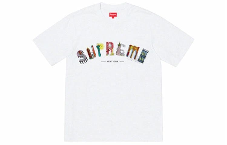 Футболка Supreme SS19 City Arc Tee White - изображение 1