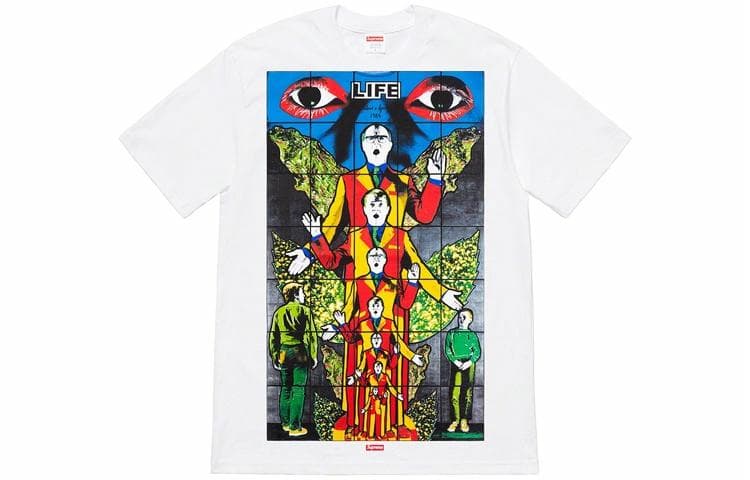 Футболка Supreme SS19 LIFE Tee White - изображение 1