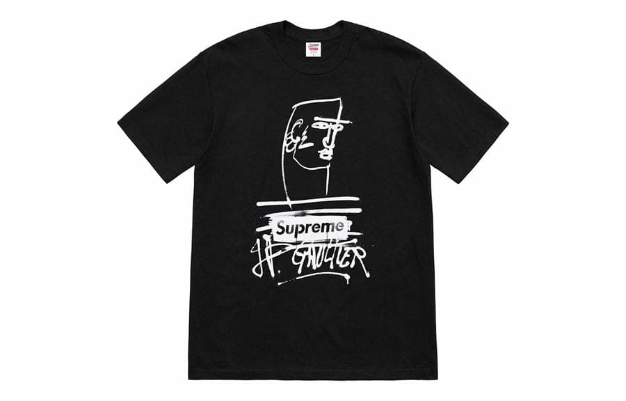 Футболка Supreme x Jean Paul Gaultier Tee Black - изображение 1