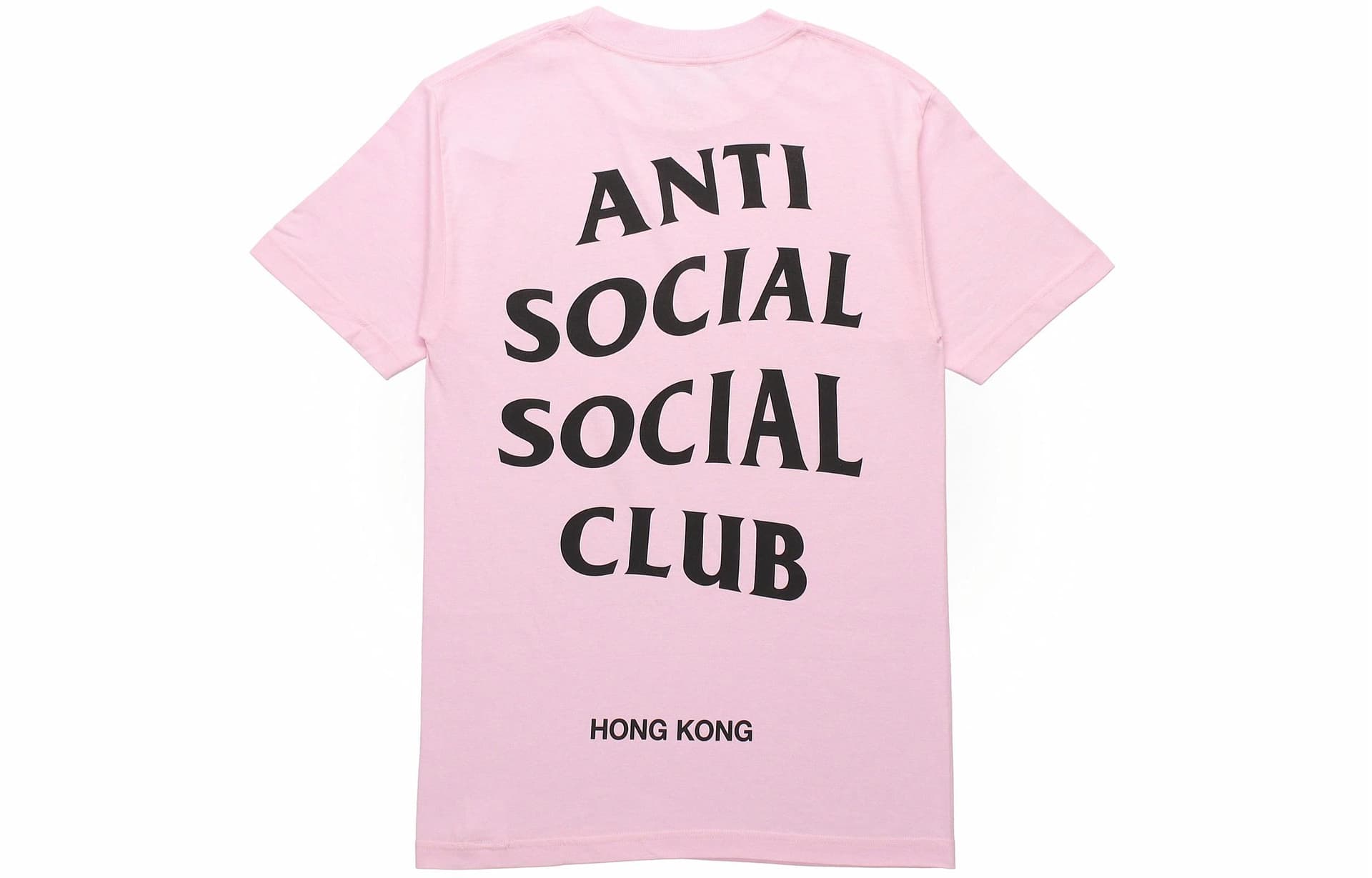 Футболка Anti Social Social Club Hong Kong Logo T-Shirt Pink - изображение 1