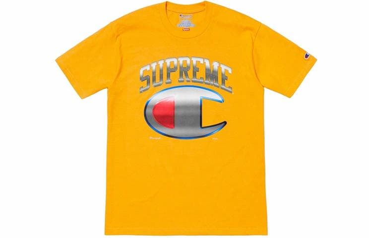 Футболка Supreme x Champion Gold Tee - изображение 1