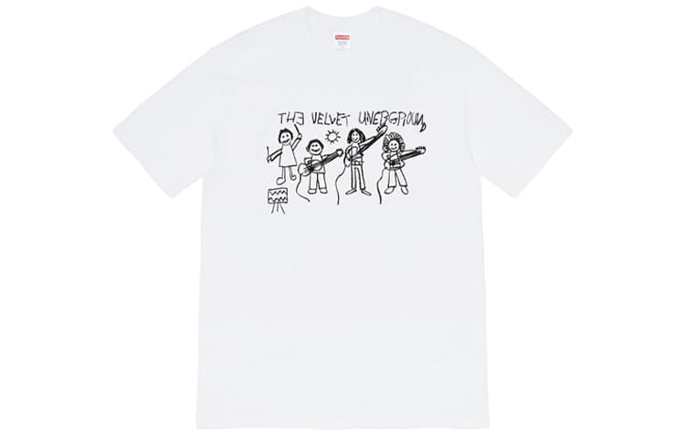 Футболка Supreme Week 4 x The Velvet Underground Drawing Tee T - изображение 1