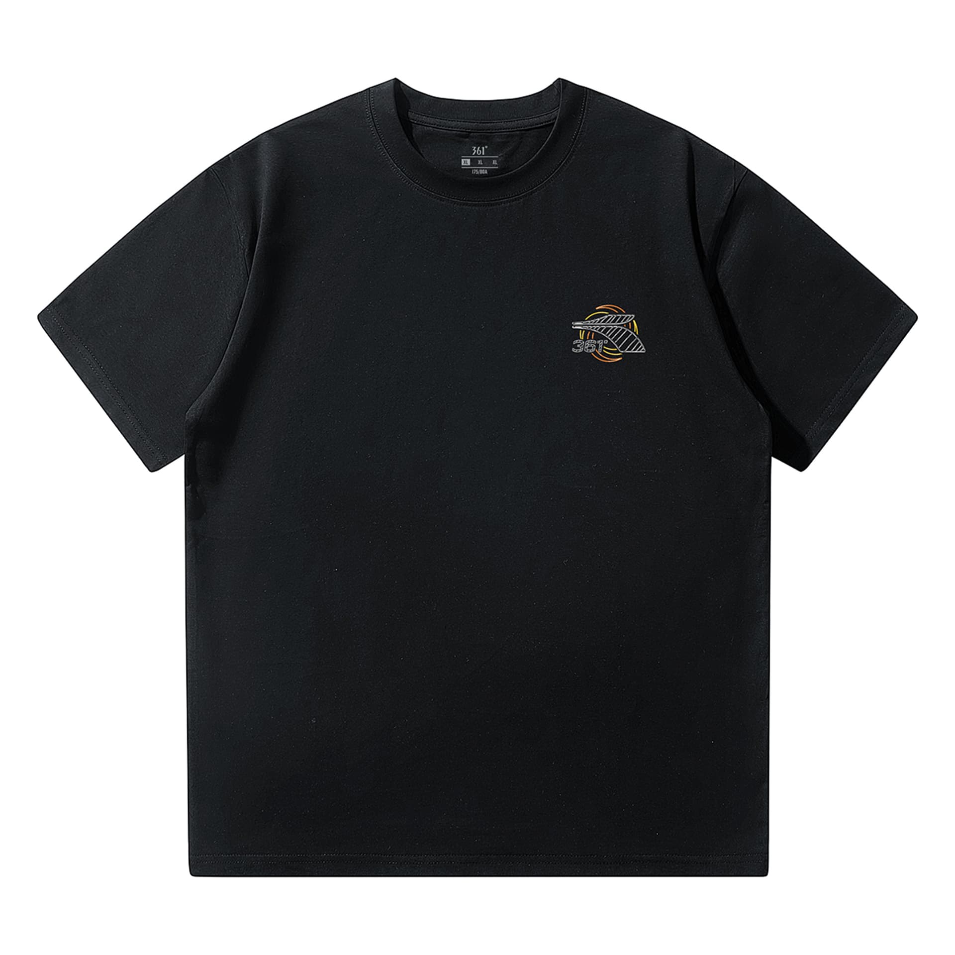 Футболка 361° T-Shirt Унисекс Супер Черный - изображение 2