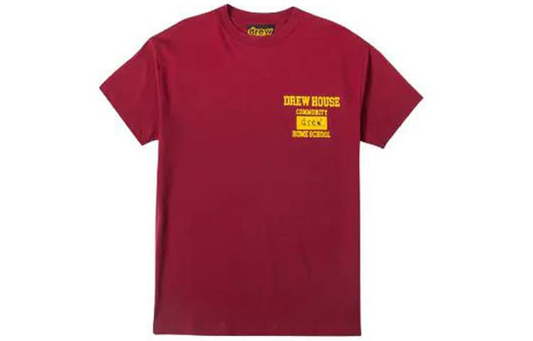 Футболка Drew House logo community T BURGUNDY - изображение 1