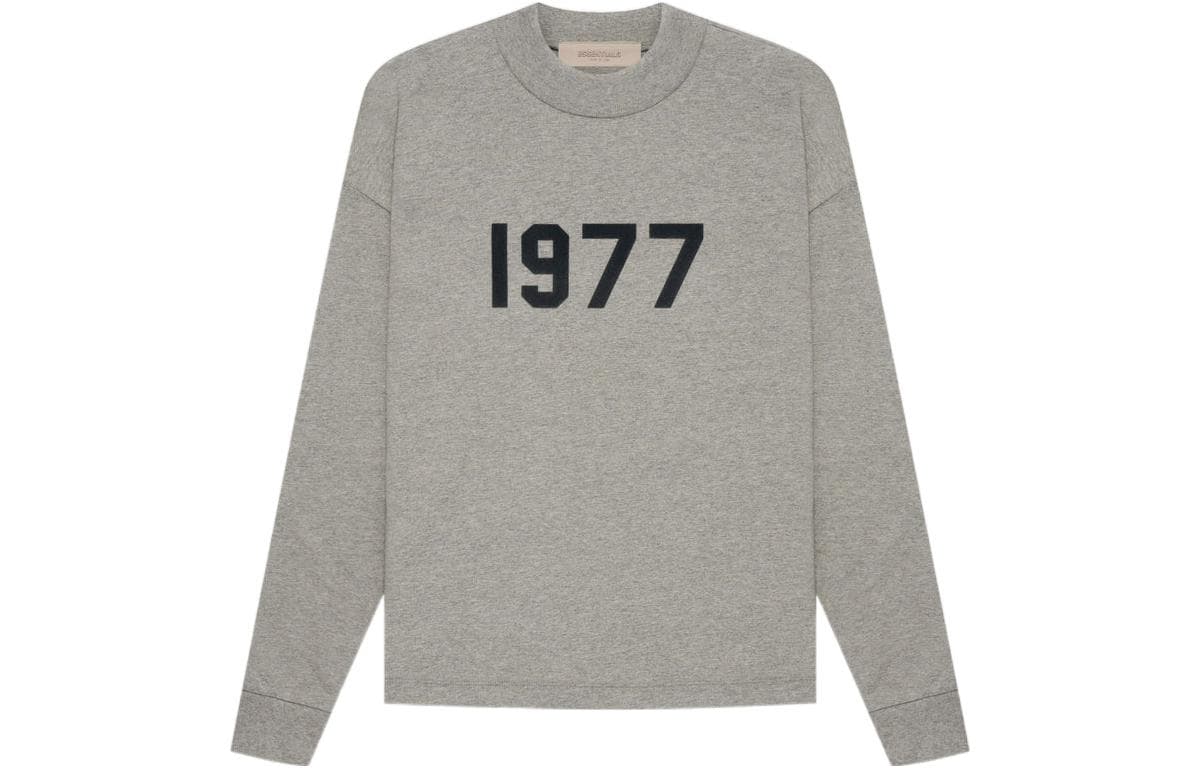 Футболка Fear of God Essentials 1977 SS22 Ls Tee Dark Oatmeal T - изображение 1