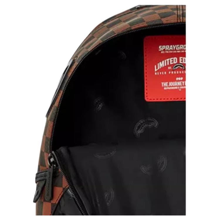 Рюкзак SPRAYGROUND ПВХ Рюкзак Средний Унисекс Коричневый - изображение 5