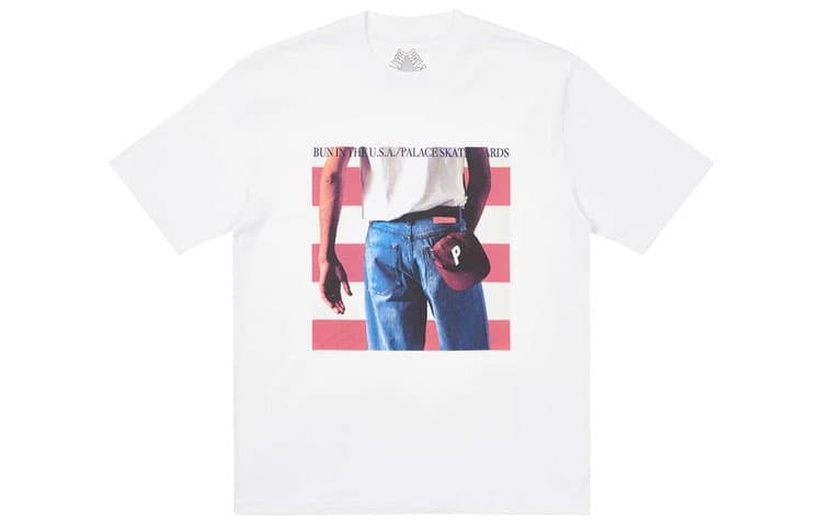 Футболка PALACE Born to Bun T-shirt White T - изображение 1