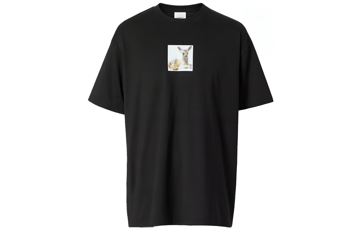 Футболка Burberry Deer Print Cotton Oversized T-shirt T - изображение 1