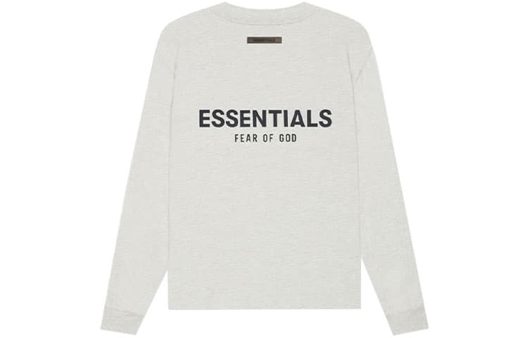 Кофта Fear of God Essentials Long Sleeve Tee Light Heather Oatmeal SS21 T - изображение 1