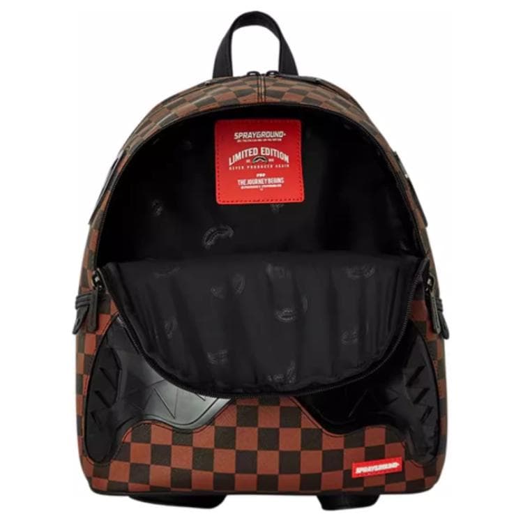 Рюкзак SPRAYGROUND ПВХ Рюкзак Средний Унисекс Коричневый - изображение 3