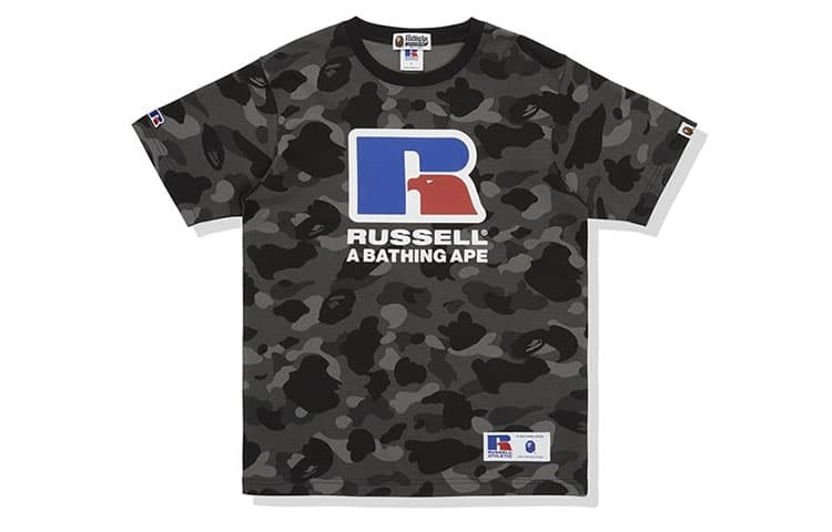 Футболка A BATHING APE x RUSSELL T - изображение 1