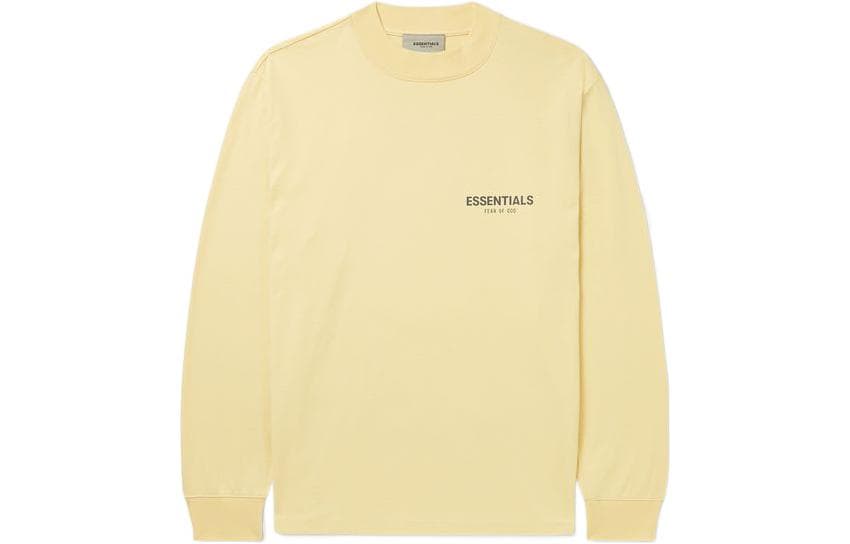 Футболка Fear of God Essentials SS22 Appliqud Logo-Print Cotton-Jersey T-Shirt CreamGarden Glov T - изображение 1