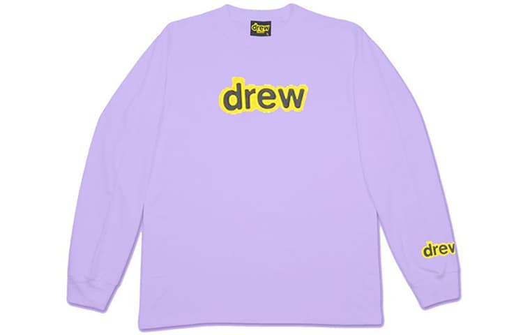 Футболка Drew House logo Secret ls Tee Lavender LogoT - изображение 1