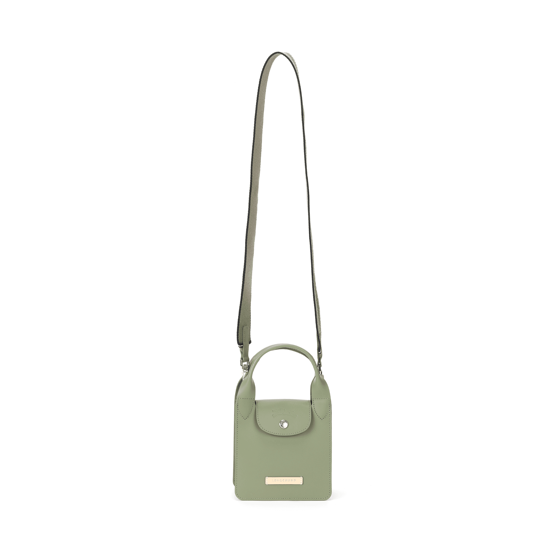 Сумка LONGCHAMP Le Pliage Xtra Телячья кожа Сумка на одно плечо Мини Женский Ферн Зеленый - изображение 1
