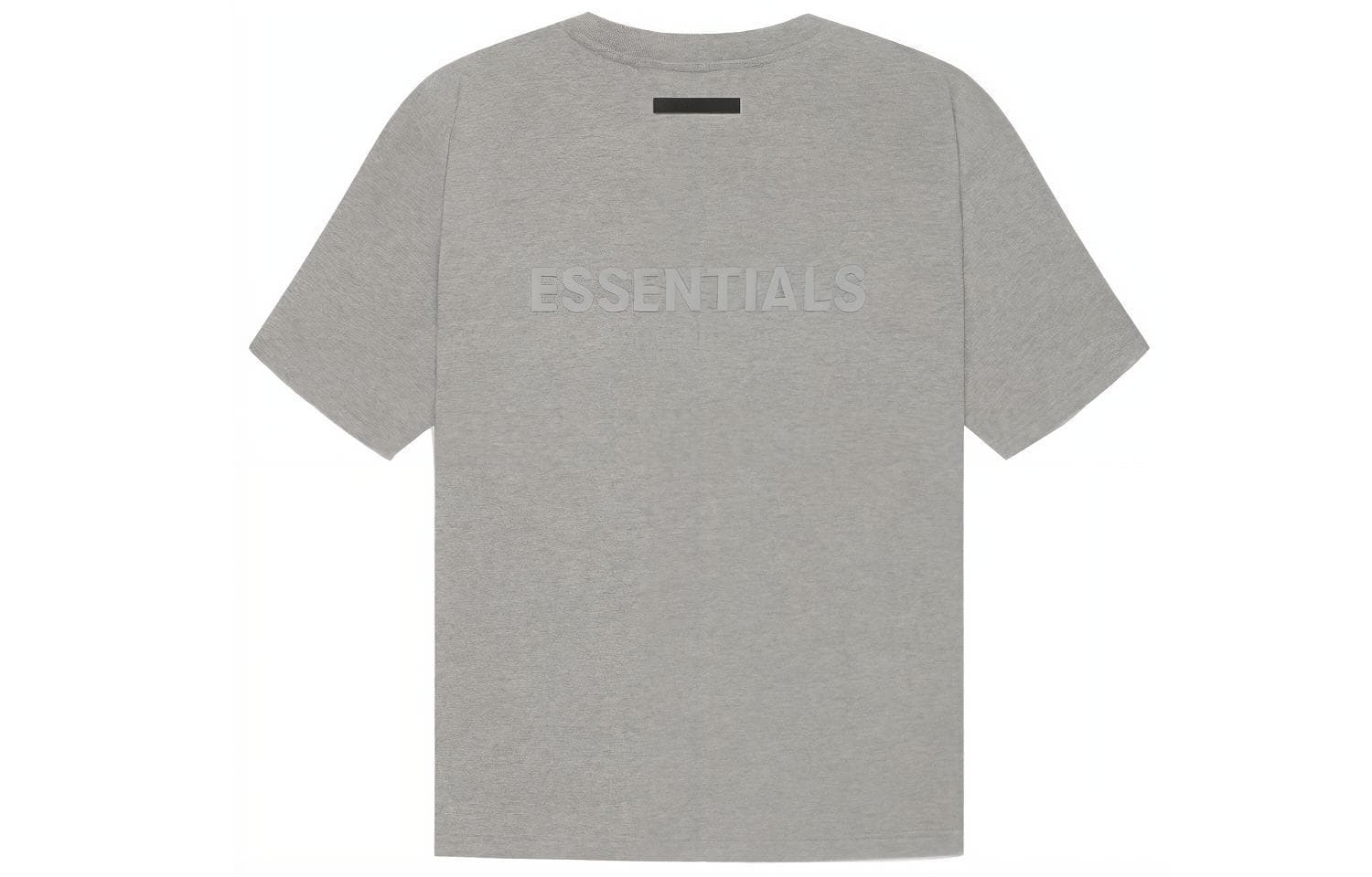 Футболка Fear of God Essentials SS21 Short Sleeve Tee Dark Heather Oatmeal LogoT - изображение 1