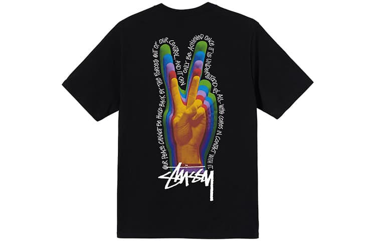 Футболка Stussy Peace Sign Tee T - изображение 1