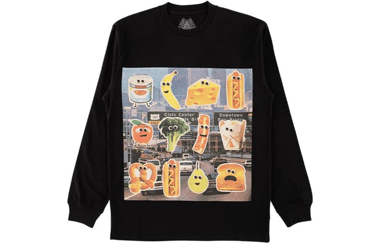 Кофта PALACE Payne Longsleeve Black T - изображение 1