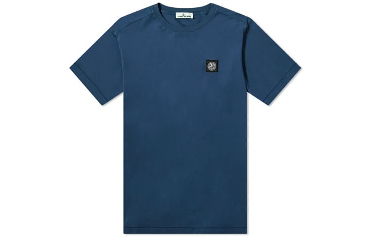 Футболка STONE ISLAND Garment Dyed Patch Logo Tee logoT - изображение 1