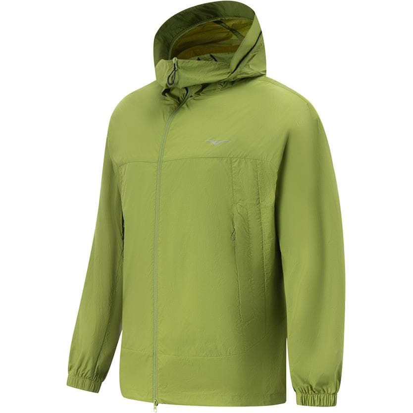 Mizuno Одежда с UV-защитой Унисекс Разборный обруч Лист Зеленый - изображение 3
